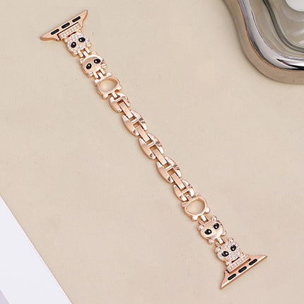 xDfind Red Panda Shaped Diamond Metal Watch Band - DealBuddy