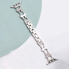 xDfind Bowknot Chain Bracelet Diamond Metal Watch Band