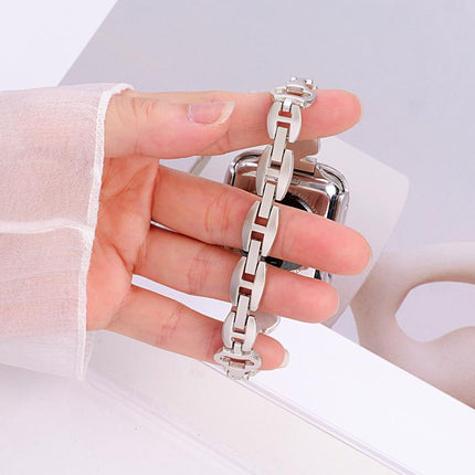 xDfind Crown Chain Bracelet Diamond Metal Watch Band