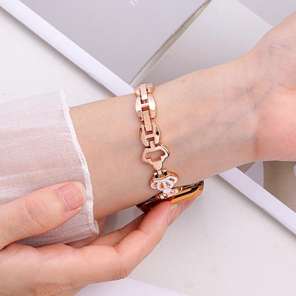 xDfind Crown Chain Bracelet Diamond Metal Watch Band