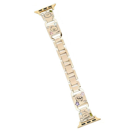 xDfind Happy Zoo Bracelet Diamond Metal Watch Band