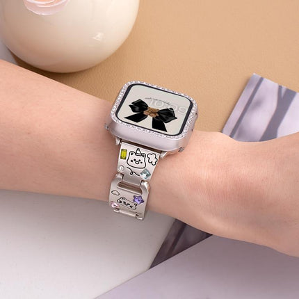 xDfind Happy Zoo Bracelet Diamond Metal Watch Band