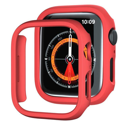 xDfind PC Frosted Hollow Half Coverage Watch Cover, For Apple Watch Series 6 / 5 / 4 / SE 44mm, For Apple Watch Series 6 / 5 / 4 / SE 40mm, For Apple Watch Series 11 46mm / 10 46mm, For Apple Watch Series 11 42mm / 10 42mm - DealBuddy