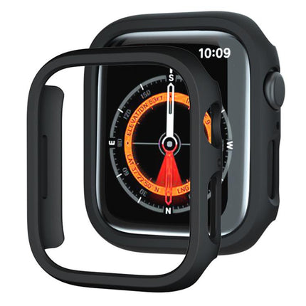 xDfind PC Frosted Hollow Half Coverage Watch Cover, For Apple Watch Series 6 / 5 / 4 / SE 44mm, For Apple Watch Series 6 / 5 / 4 / SE 40mm, For Apple Watch Series 11 46mm / 10 46mm, For Apple Watch Series 11 42mm / 10 42mm - DealBuddy