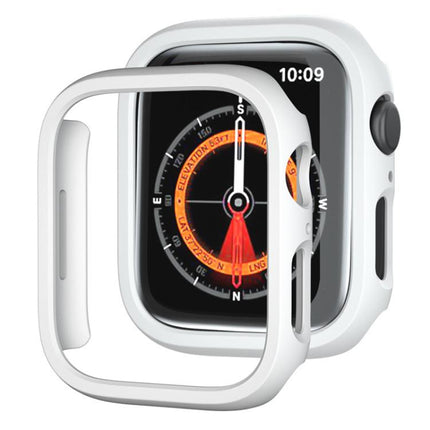 xDfind PC Frosted Hollow Half Coverage Watch Cover, For Apple Watch Series 6 / 5 / 4 / SE 44mm, For Apple Watch Series 6 / 5 / 4 / SE 40mm, For Apple Watch Series 11 46mm / 10 46mm, For Apple Watch Series 11 42mm / 10 42mm - DealBuddy