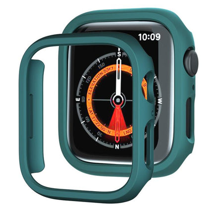xDfind PC Frosted Hollow Half Coverage Watch Cover, For Apple Watch Series 6 / 5 / 4 / SE 44mm, For Apple Watch Series 6 / 5 / 4 / SE 40mm, For Apple Watch Series 11 46mm / 10 46mm, For Apple Watch Series 11 42mm / 10 42mm - DealBuddy