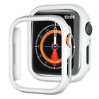 xDfind PC Frosted Hollow Half Coverage Watch Cover, For Apple Watch Series 11 42mm / 10 42mm, For Apple Watch Series 9 / 8 / 7 45mm, For Apple Watch Series 9 / 8 / 7 41mm, For Apple Watch Series 3 / 2 / 1 38mm