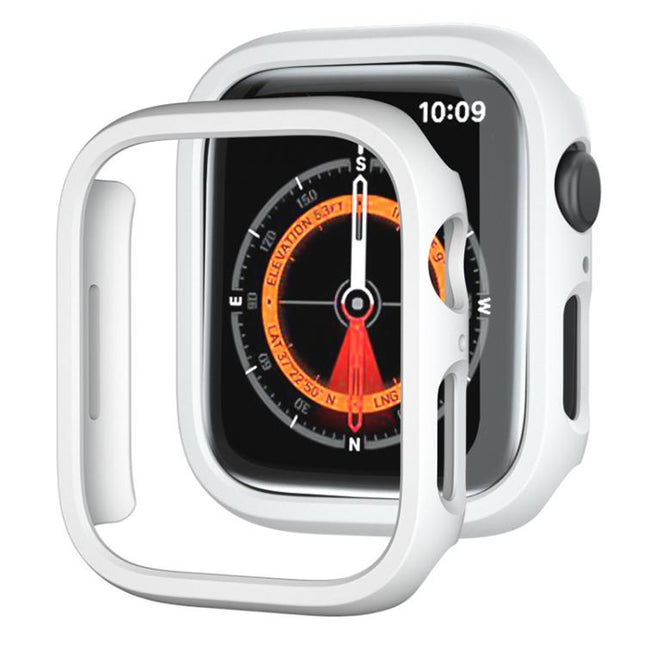 xDfind PC Frosted Hollow Half Coverage Watch Cover, For Apple Watch Series 11 42mm / 10 42mm, For Apple Watch Series 9 / 8 / 7 45mm, For Apple Watch Series 9 / 8 / 7 41mm, For Apple Watch Series 3 / 2 / 1 38mm