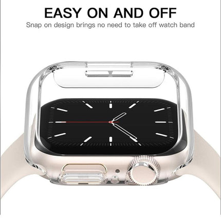 xDfind PC Frosted Hollow Half Coverage Watch Cover, For Apple Watch Series 11 42mm / 10 42mm, For Apple Watch Series 9 / 8 / 7 45mm, For Apple Watch Series 9 / 8 / 7 41mm, For Apple Watch Series 3 / 2 / 1 38mm