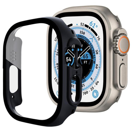 xDfind Tempered Glass Film Integrated PC Watch Cover, For Apple Watch Series 6 / 5 / 4 / SE 44mm, For Apple Watch Series 6 / 5 / 4 / SE 40mm, For Apple Watch Series 11 46mm / 10 46mm, For Apple Watch Series 11 42mm / 10 42mm - DealBuddy