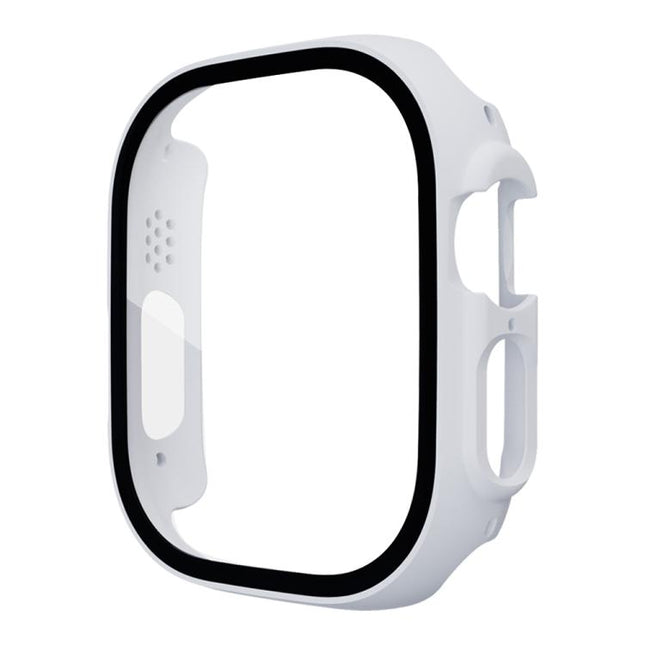 xDfind Tempered Glass Film Integrated PC Watch Cover, For Apple Watch Series 11 42mm / 10 42mm, For Apple Watch Series 9 / 8 / 7 45mm, For Apple Watch Series 9 / 8 / 7 41mm, For Apple Watch Series 3 / 2 / 1 42mm - DealBuddy