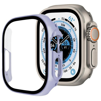 xDfind Tempered Glass Film Integrated PC Watch Cover, For Apple Watch Ultra 3 / 2 / 1 49mm, For Apple Watch Series 9 / 8 / 7 45mm, For Apple Watch Series 9 / 8 / 7 41mm, For Apple Watch Series 3 / 2 / 1 38mm - DealBuddy