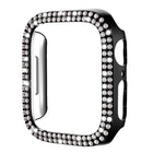 xDfind Double Row Diamond Hollow PC Watch Cover, For Apple Watch Series 9 / 8 / 7 45mm, For Apple Watch Series 9 / 8 / 7 41mm, For Apple Watch Series 3 / 2 / 1 38mm, For Apple Watch Series 3 / 2 / 1 42mm - DealBuddy