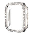 xDfind Double Row Diamond Hollow PC Watch Cover, For Apple Watch Series 9 / 8 / 7 45mm, For Apple Watch Series 9 / 8 / 7 41mm, For Apple Watch Series 3 / 2 / 1 38mm, For Apple Watch Series 3 / 2 / 1 42mm - DealBuddy