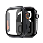 For Apple Watch Series 9 / 8 / 7 45mm / Black+Orange