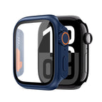 For Apple Watch Series 9 / 8 / 7 45mm / Blue+Orange
