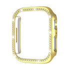 xDfind Single Row Diamond Hollow PC Watch Cover, For Apple Watch Series 11 46mm / 10 46mm, For Apple Watch Series 11 42mm / 10 42mm - DealBuddy
