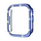 xDfind Single Row Diamond Hollow PC Watch Cover, For Apple Watch Series 11 46mm / 10 46mm, For Apple Watch Series 11 42mm / 10 42mm - DealBuddy