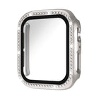 xDfind Single Row Diamond Tempered Glass Film Integrated PC Watch Case, For Apple Watch Series 44mm, For Apple Watch Series 40mm, For Apple Watch Series 11 46mm / 10 46mm, For Apple Watch Series 11 42mm / 10 42mm, For Apple Watch Ultra 3 / 2 / 1 49mm - DealBuddy