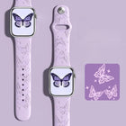 xDfind 3D Laser Engraving Silicone Watch Band, For Apple Watch 42 / 44 / 45 / 46 / 49mm, For Apple Watch 38 / 40 / 41 / S11 42mm - DealBuddy