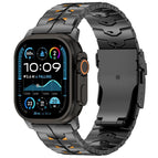 For Apple Watch 46mm / 49mm / 45mm / 44mm / Black Orange