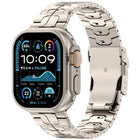 Detachable Safety Clasp Titanium Alloy Watch Band, For Apple Watch 46mm / 49mm / 45mm / 44mm, For Apple Watch 42mm / 41mm / 40mm / 38mm - DealBuddy
