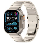 I-shaped Quick-release Safety Clasp Titanium Alloy Watch Band, For Apple Watch 46mm / 49mm / 45mm / 44mm, For Apple Watch 42mm / 41mm / 40mm / 38mm - DealBuddy