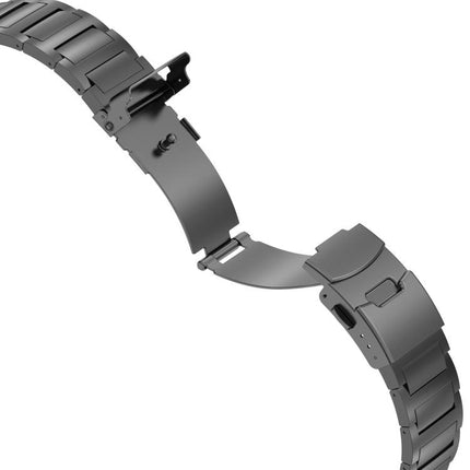 I-shaped Quick-release Safety Clasp Titanium Alloy Watch Band, For Apple Watch 46mm / 49mm / 45mm / 44mm, For Apple Watch 42mm / 41mm / 40mm / 38mm - DealBuddy