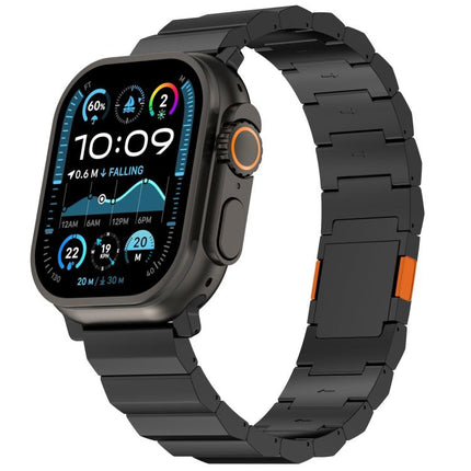 Thick One-bead Magnetic Clasp Titanium Alloy Watch Band, For Apple Watch 46mm / 49mm / 45mm / 44mm, For Apple Watch 42mm / 41mm / 40mm / 38mm - DealBuddy