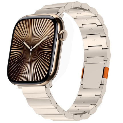 Thick One-bead Magnetic Clasp Titanium Alloy Watch Band, For Apple Watch 46mm / 49mm / 45mm / 44mm, For Apple Watch 42mm / 41mm / 40mm / 38mm - DealBuddy