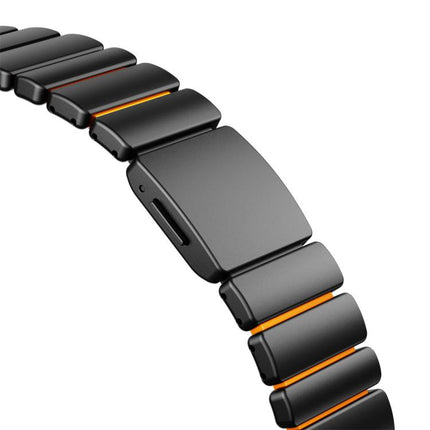 Magnetic Norman Buckle Integrated One-bead Stainless Steel Watch Band, For Apple Watch 46mm / 49mm / 45mm / 44mm - DealBuddy