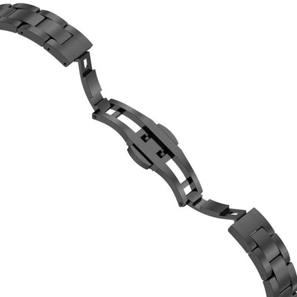 Slim Waist Three-bead Butterfly Buckle Titanium Alloy Watch Band, For Apple Watch 46mm / 49mm / 45mm / 44mm, For Apple Watch 42mm / 41mm / 40mm / 38mm - DealBuddy