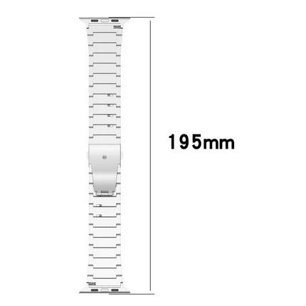 One-bead Quick-release Flat Buckle Titanium Alloy Watch Band, For Apple Watch 46mm / 49mm / 45mm / 44mm, For Apple Watch 42mm / 41mm / 40mm / 38mm - DealBuddy