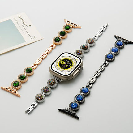 xDfind Sparkling Diamond Jewelry Metal Watch Band, For Apple Watch 42 / 44 / 45 / 46 / 49mm, For Apple Watch 38 / 40 / 41 / S11 42mm - DealBuddy