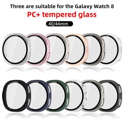 xDfind Tempered Film Integrated Frosted PC Watch Protective Cover, For Samsung Galaxy Watch8 44mm, For Samsung Galaxy Watch8 40mm - DealBuddy