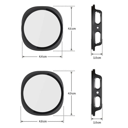 xDfind Tempered Film Integrated Frosted PC Watch Protective Cover, For Samsung Galaxy Watch8 44mm, For Samsung Galaxy Watch8 40mm - DealBuddy