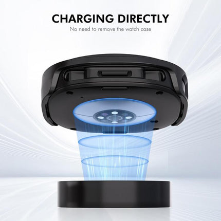 xDfind Tempered Film Integrated Frosted PC Watch Protective Cover, For Samsung Galaxy Watch8 44mm, For Samsung Galaxy Watch8 40mm - DealBuddy