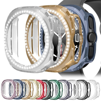 xDfind Single Row Diamond Hollow PC Watch Cover, For Samsung Galaxy Watch Ultra 47mm / Ultra 2025 - DealBuddy