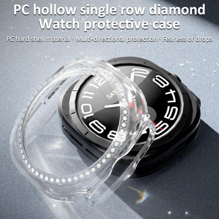 xDfind Single Row Diamond Hollow PC Watch Cover, For Samsung Galaxy Watch Ultra 47mm / Ultra 2025 - DealBuddy