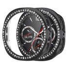 xDfind Single Row Diamond Hollow PC Watch Cover, For Samsung Galaxy Watch8 44mm, For Samsung Galaxy Watch8 40mm - DealBuddy