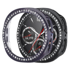 xDfind Single Row Diamond Hollow PC Watch Cover, For Samsung Galaxy Watch8 44mm, For Samsung Galaxy Watch8 40mm - DealBuddy