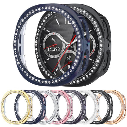 xDfind Single Row Diamond Hollow PC Watch Cover, For Samsung Galaxy Watch8 44mm, For Samsung Galaxy Watch8 40mm - DealBuddy
