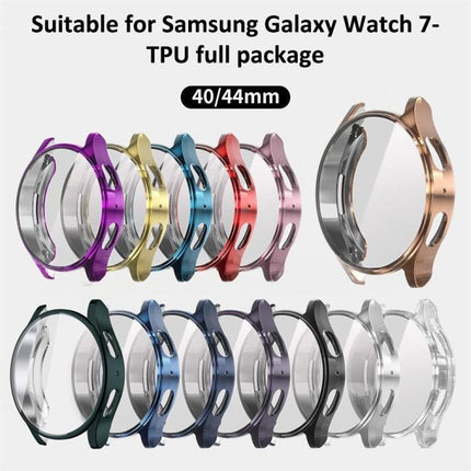 xDfind Tempered Film Integrated TPU Watch Cover, For Samsung Galaxy Watch7 44mm, For Samsung Galaxy Watch7 40mm - DealBuddy