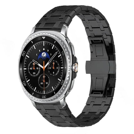 Butterfly Buckle Titanium Alloy Watch Band, For Samsung Galaxy Watch Ultra 47mm / Ultra 2025, For Samsung Galaxy Watch8 / Watch8 Classic - DealBuddy
