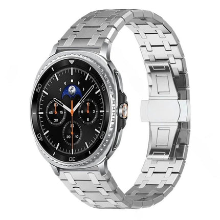 Butterfly Buckle Titanium Alloy Watch Band, For Samsung Galaxy Watch Ultra 47mm / Ultra 2025, For Samsung Galaxy Watch8 / Watch8 Classic - DealBuddy