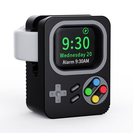 For Apple Watch ZX-ZJ01 Retro Game Console Silicone Charging Stand Base - DealBuddy