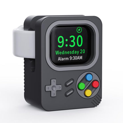 For Apple Watch ZX-ZJ01 Retro Game Console Silicone Charging Stand Base - DealBuddy