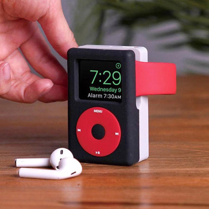 For Apple Watch ZX-ZJ04 MP3-Style Silicone Charging Stand Base - DealBuddy