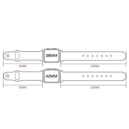 5 Pack xDfind Rivet Buckle Genuine Leather Watch Band, For Apple Watch 42 / 44 / 45 / 46 / 49mm, For Apple Watch 38 / 40 / 41 / S11 42mm - DealBuddy