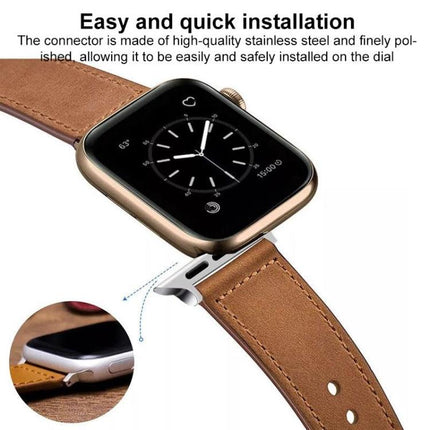 5 Pack xDfind Rivet Buckle Genuine Leather Watch Band, For Apple Watch 42 / 44 / 45 / 46 / 49mm, For Apple Watch 38 / 40 / 41 / S11 42mm - DealBuddy
